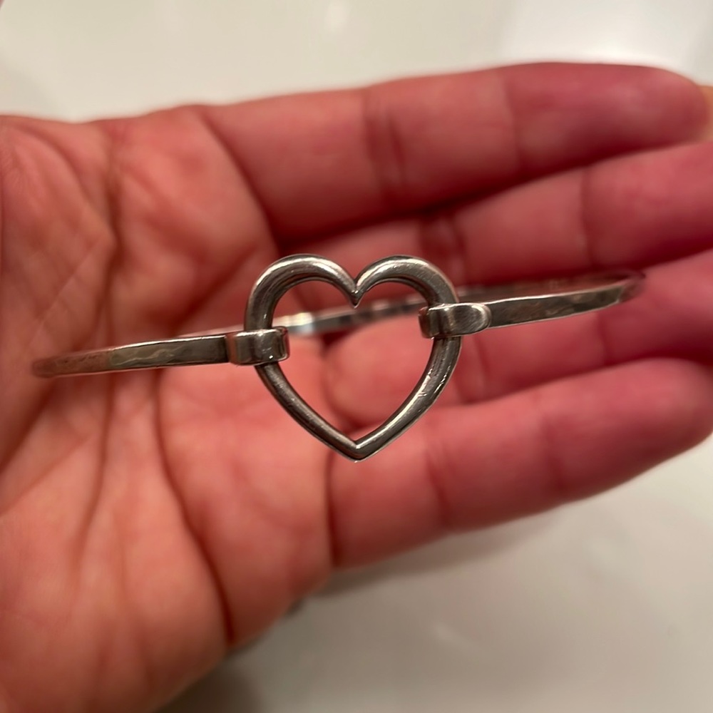 James Avery retired heart bracelet